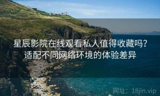 星辰影院在线观看私人值得收藏吗？适配不同网络环境的体验差异