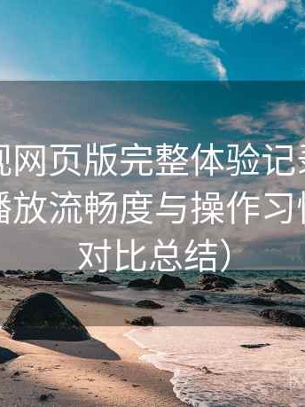 柚子影视网页版完整体验记录：界面设计、播放流畅度与操作习惯分析（对比总结）
