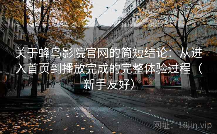 关于蜂鸟影院官网的简短结论：从进入首页到播放完成的完整体验过程（新手友好）